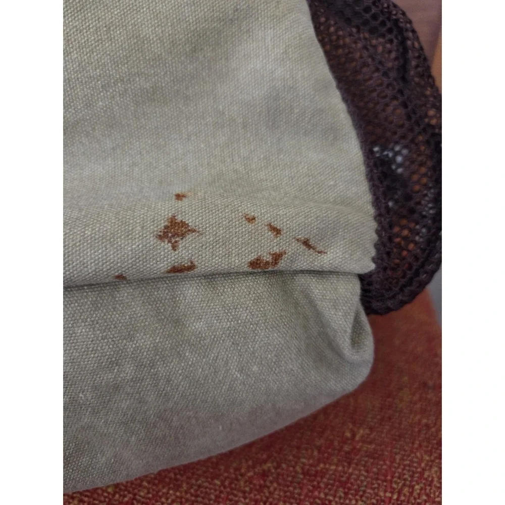 Duluth‎ Trading Co Canvas Laptop Shoulder Tote Messenger Organizer Bag Tan
